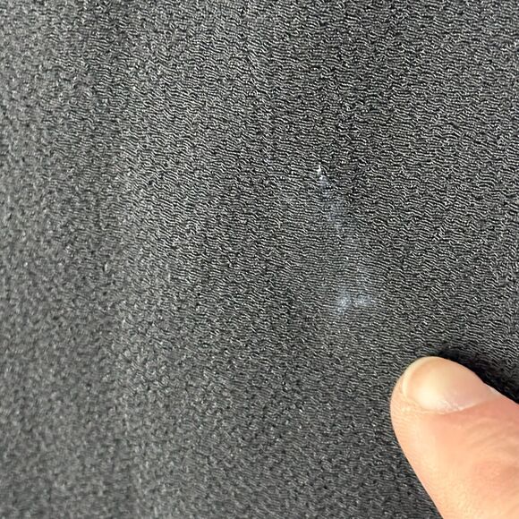 Niche Tunic Dress Black L/XL Oversized Round Neck Lagenlook Short - Picture 5 of 10